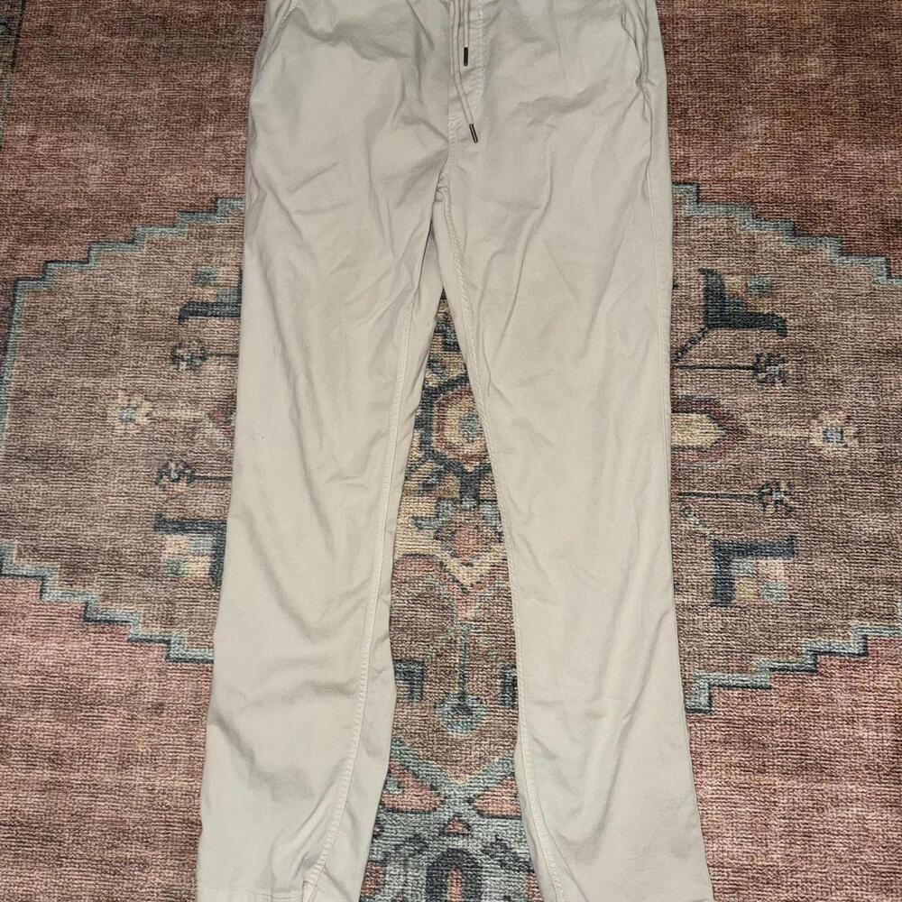 Tan Faherty jogger pants #tanpants